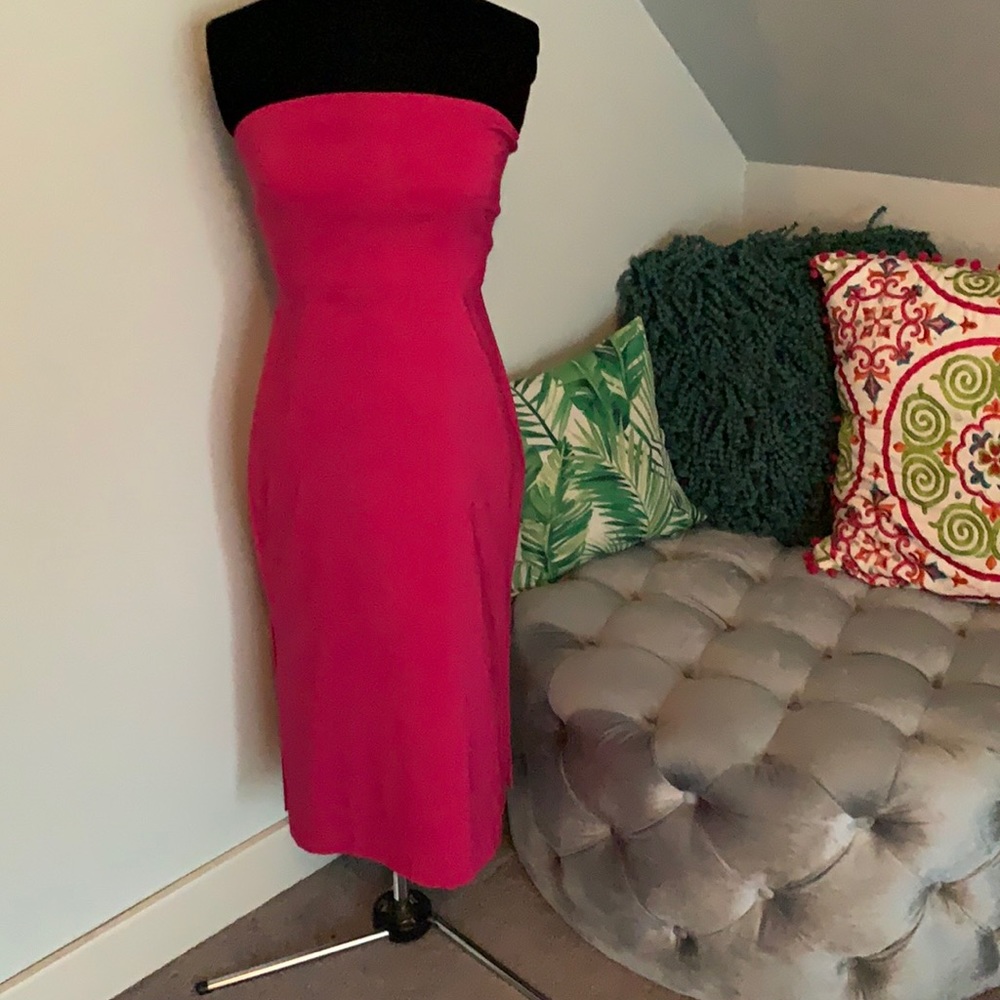 Express strapless dress